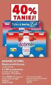 Kaufland Jogurt malina Danone Actimel oferta