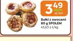 Społem Częstochowa Bułki z owocami oferta