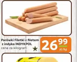 Społem Częstochowa Parówki Filetki z filetem z indyka INDYKPOL oferta