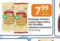 Społem Częstochowa Biszkopty Andante Leady Fingers oferta