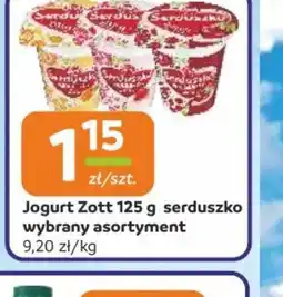 Społem Częstochowa Jogurt Zott Serduszko oferta