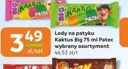 Społem Częstochowa Lody na patyku Kaktus Big oferta