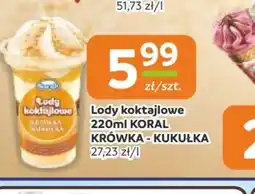 Społem Częstochowa Lody koktajlowe Koral oferta