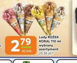 Społem Częstochowa Lody Rożek Koral oferta