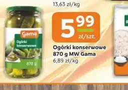 Społem Częstochowa Ogórki konserwowe MW Gama oferta
