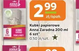 Społem Częstochowa Kubki papierowe Anna Zaradna oferta