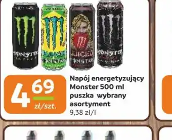 Społem Częstochowa Napój energetyzujący Monster oferta