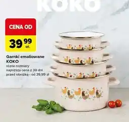 Carrefour Garnek emaliowany koko oferta