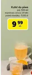 Carrefour Kufel do piwa 500 ml oferta