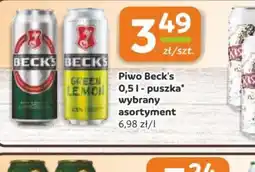 Społem Częstochowa Piwo Beck's oferta