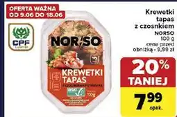Carrefour Krewetki tapas z czosnkiem Norso oferta
