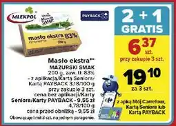 Carrefour Masło ekstra Mazurski Smak oferta