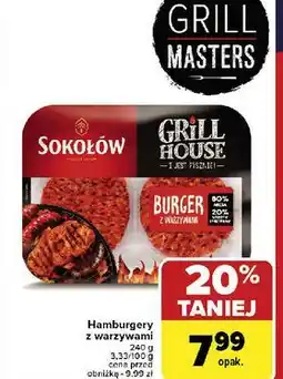 Carrefour Burger z warzywami Sokołów Grill House oferta