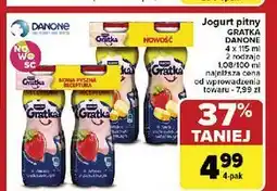 Carrefour Napój mleczny truskawka-banan Danone Gratka oferta