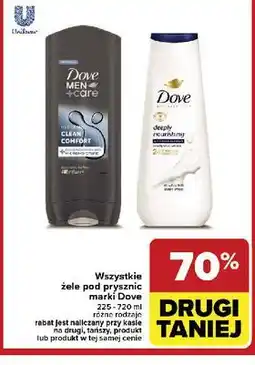 Carrefour Żel pod prysznic Dove Deeply Nourishing oferta