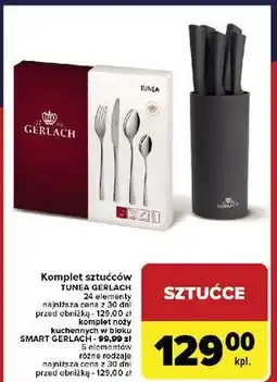 Carrefour Komplet 5 noży w bloku smart grey Gerlach oferta