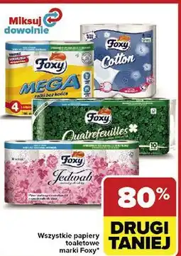 Carrefour Papier toaletowy Foxy Jedwab oferta