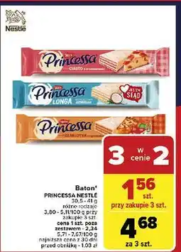 Carrefour Wafelek ciasto z truskawkami Princessa oferta