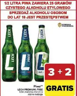 Carrefour Piwo Lech Free Limonka Z Miętą oferta