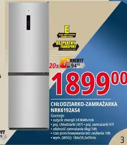 E.Leclerc Lodówka nrk6192as4 Gorenje oferta