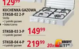 E.Leclerc Kuchenka gazowa stella stkgb-04 4-p oferta