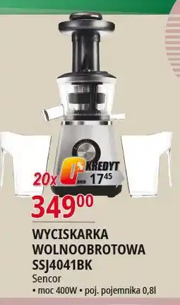 E.Leclerc Wyciskarka ssj4041bk Sencor oferta