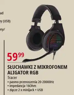 E.Leclerc Słuchawki aligator rgb Tracer oferta