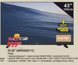 E.Leclerc Telewizor led 43 43pfs5507/12 Philips oferta