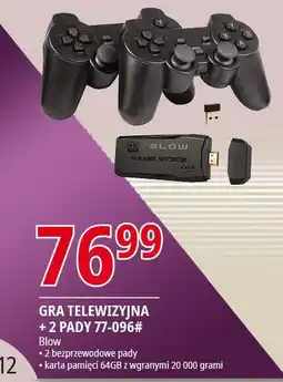 E.Leclerc Gra telewizyjna + 2 pady Blow oferta