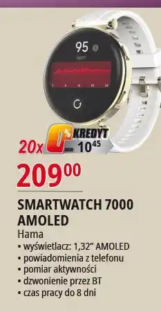 E.Leclerc Smartwatch 7000 amoled Hama oferta