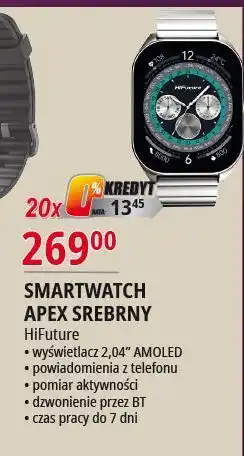 E.Leclerc Smartwatch apex srebrny Hifuture oferta
