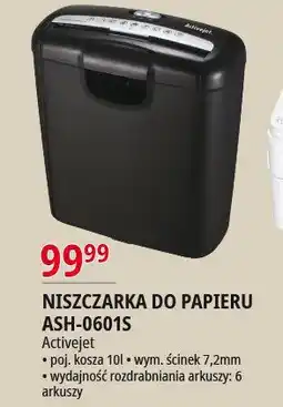 E.Leclerc Niszczarka ash-0601s Activejet oferta