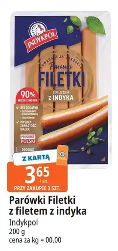 E.Leclerc Parówki filetki z indyka Indykpol oferta