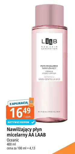 E.Leclerc Płyn micelarny nawilżający Aa Laab oferta