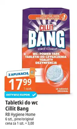 E.Leclerc Tabletki do czyszczenia wc sosnowy las Cillit Bang oferta