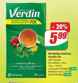Dino Herbatka ziołowa Verdin Fix oferta