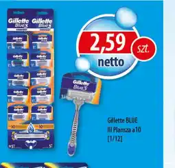 DUO-TES Gillette Blue III Planza a 10 oferta