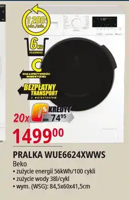 E.Leclerc Pralka wue6624xwws Beko oferta