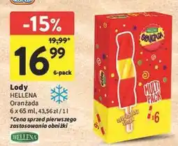 Intermarche Lód świderek Hellena Oranżada oferta