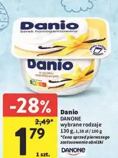 Intermarche Serek waniliowy Danone Danio oferta
