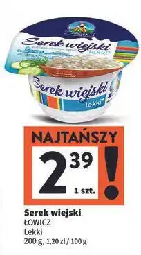 Intermarche Serek wiejski lekki Łowicz 1906 oferta