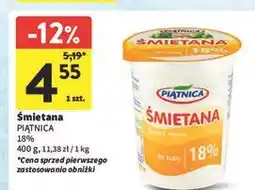 Intermarche Śmietana 18% Piątnica oferta