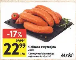 Intermarche Kiełbasa zwyczajna Mróz oferta