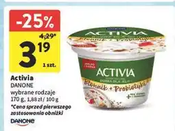 Intermarche Jogurt jabłko i ziarna Danone Activia oferta