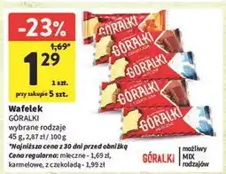 Intermarche Wafelek karmelowy Góralki oferta