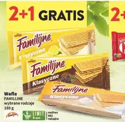 Intermarche Wafle śmietankowe Jutrzenka Familijne oferta