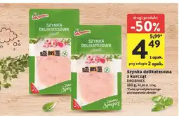 Intermarche Szynka delikatesowa z kurcząt Drobimex oferta