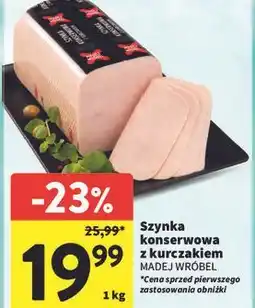Intermarche Szynka konserwowa z kurczaka Madej & Wróbel oferta