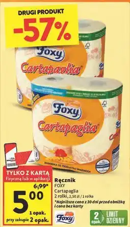 Intermarche Ręcznik kuchenny Foxy Cartapaglia oferta