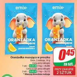 Dino Oranżadka musująca w proszku oferta